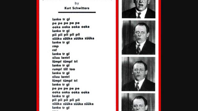 Kurt Schwitters - Ursonate (w/ Andy Partridge & Harold Budd)