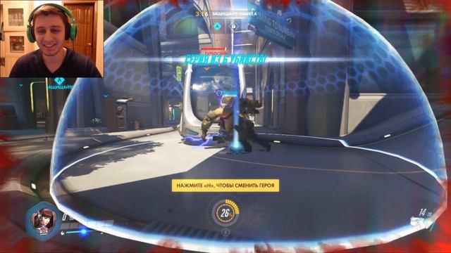 OVERWATCH ГЕРОЙ ДИВА, ТАНК ЛЕТУНЬЯ, ОБЗОР СПОСОБНОСТЕЙ, АНАЛИЗ И ГАЙД ЗА ДИВУ 1080p 60fps #игры смотреть онлайн