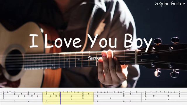 [While You Were Sleeping OST 4] Suzy (수지) - I Love You Boy Fingerstyle Guitar Tabs смотреть онлайн