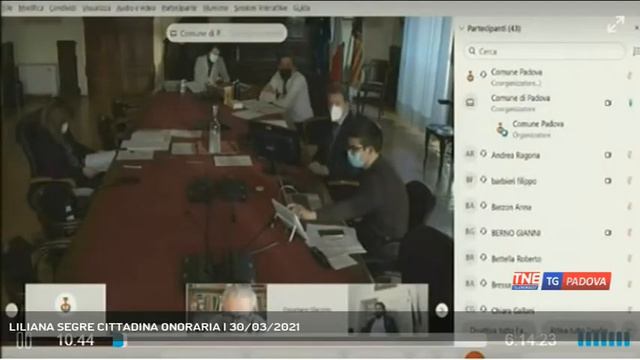 LILIANA SEGRE CITTADINA ONORARIA | 30/03/2021 смотреть онлайн