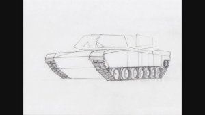 How To Draw A M1 Abrams Tank