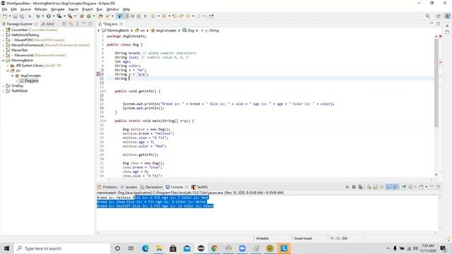 Java - What is Object, Class, Variable (Primitive & Non-Primitive(reference) variables, Heap Memory смотреть онлайн