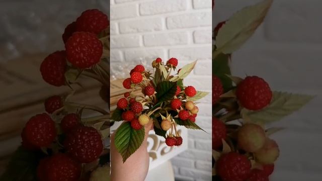 Малина из фоамирана и флористической глины смотреть онлайн