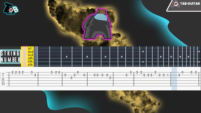 Show Yourself - Among Us Animation (CG5) Guitar Tab Tutorial смотреть онлайн