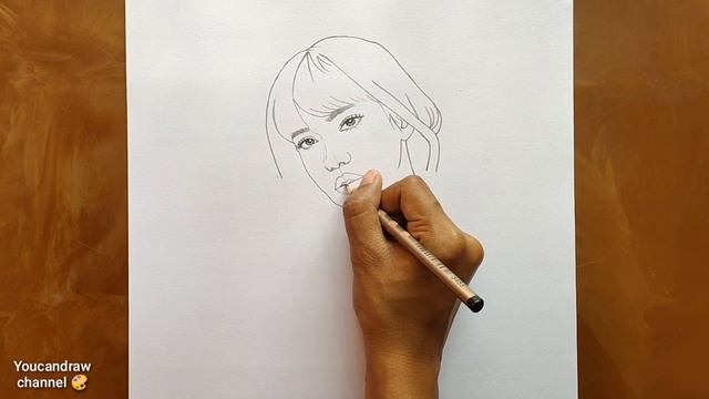 How to draw BLACKPINK Lisa step by step | Drawing Tutorial | YouCanDraw смотреть онлайн