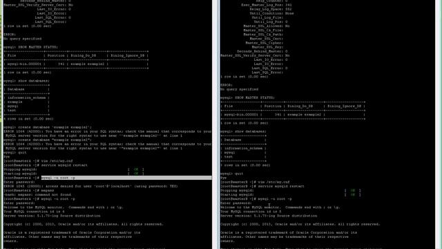 Mysql Master-Master mode SSL смотреть онлайн