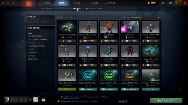 DOTA PLUS FALL UPDATE - VALVE HAS COMPLETELY DESTROYED DOTA 2 AGAIN - RIP DUNNO - TREASURE OPENINGS смотреть онлайн