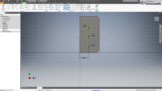 Control Panel Drawing | inventor-3D | sheet metal for fabrication | folded and unfolded in hindi смотреть онлайн