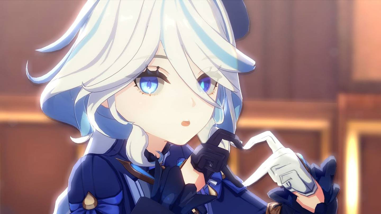 Милая 💙Фурина💙, геншин импакт смотреть онлайн