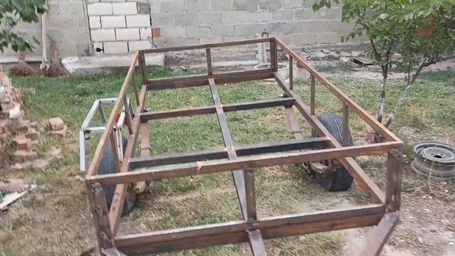 самодельный прицеп часть 2 смотреть онлайн