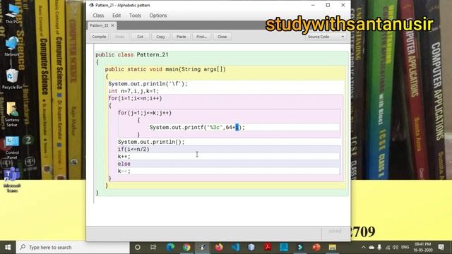 JAVA String Handling Part 29: Alphabetic Pattern смотреть онлайн