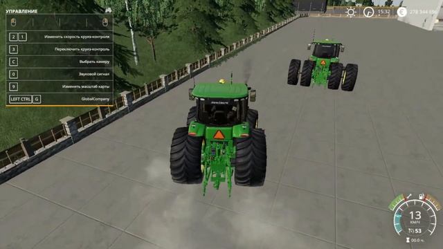 Трактор John Deere 8R Br Version для farming simulator 2019. смотреть онлайн