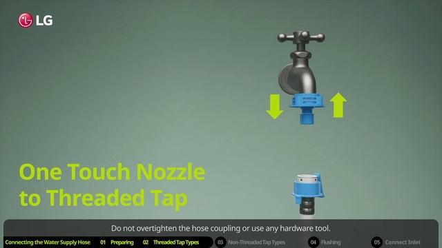 LG Washer : How to Connect the Water Supply Hose | LG смотреть онлайн