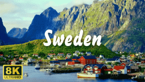 8К УЛЬТРА HD ВИДЕО С КАДРАМИ ПРЕКРАСНОЙ ШВЕЦИИ.