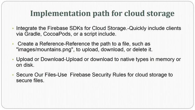 Firebase Cloud Storage смотреть онлайн