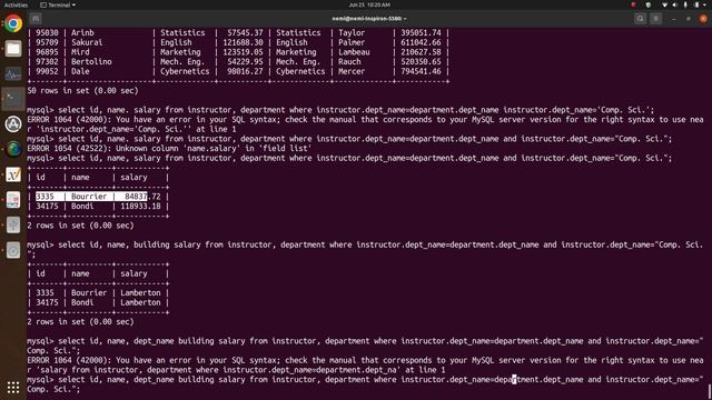 Lecture: MySQL Introduction SQL Querying Data from multiple tables смотреть онлайн