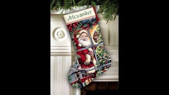 СП Зимнее Настроение. Подготовка. Обзор набора Dimensions: Snowman & Friends Stocking. смотреть онлайн