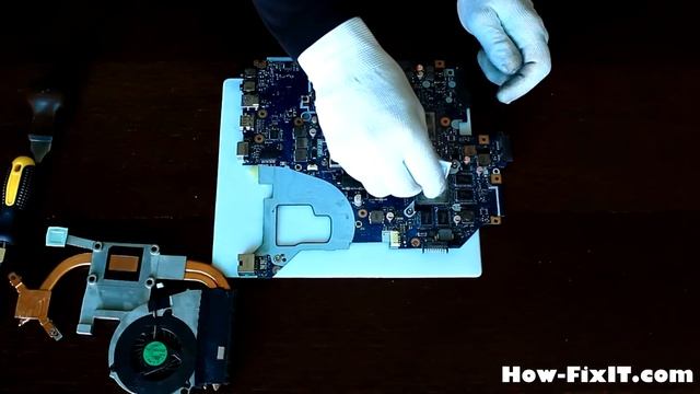 Acer Aspire V3-571G (E1-531G) Disassembly, Fan Cleaning And Thermal Paste Replacement