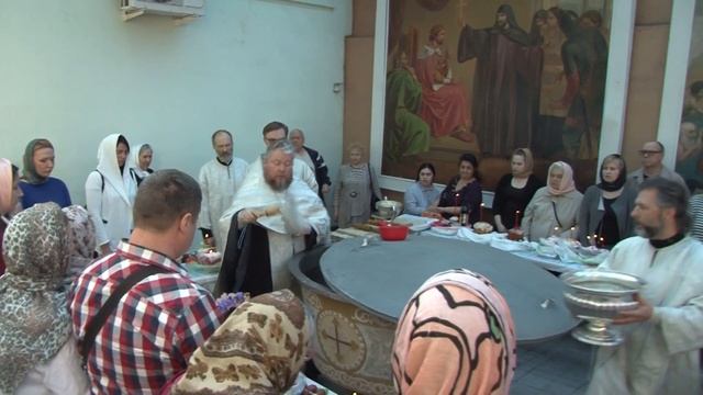 Освящение куличей. Пасха 2019 года. смотреть онлайн