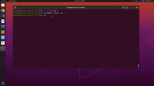 6 Linux creating multiple directories and sub directories with mkdir with p смотреть онлайн
