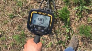 Старый перекресток. Попытка найти монету в поле на металлоискатель ТХ850