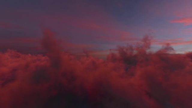 Полёт Через облака На Закате. Бесплатный Видео Футаж. Бесконечный Бесшовный цикл смотреть онлайн