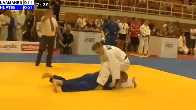 Judo Nordic Championships 2014: M21-81: LAAMANEN - HURTIG смотреть онлайн