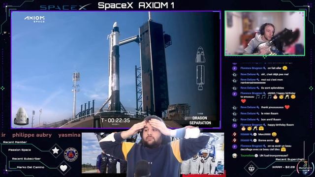 Décollage SpaceX ? AXIOM 1? смотреть онлайн