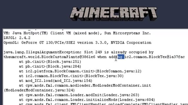 Minecraft poradnik - Problem z instalacją modów - Block ID смотреть онлайн