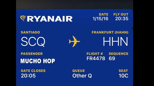 The BASICS of Checking In - Frankfurt Hahn Airport - Ryanair (Video 1 of 2) смотреть онлайн