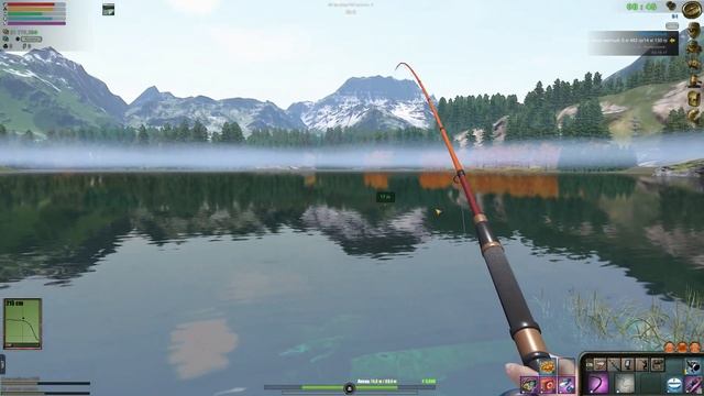 Отлов желтого окуня. Озеро Изумрудное. # 182. Прохождение Atom Fishing II смотреть онлайн
