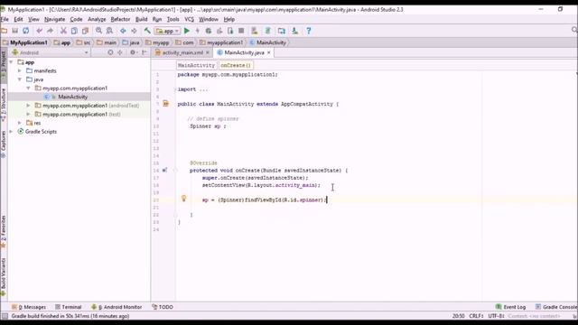 Android Example 2 : Use Spinner To select item and display result on button click смотреть онлайн