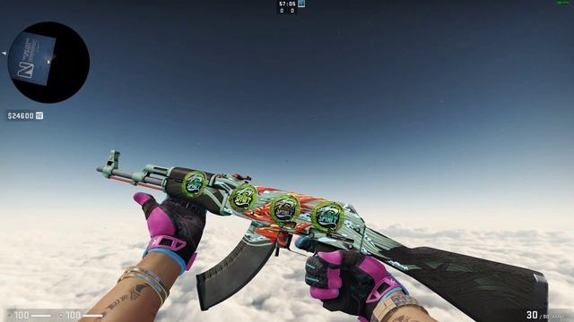 AK-47 | Aquamarine Revenge x4 Sticker | Team Spirit (Holo) | Katowice 2019 смотреть онлайн
