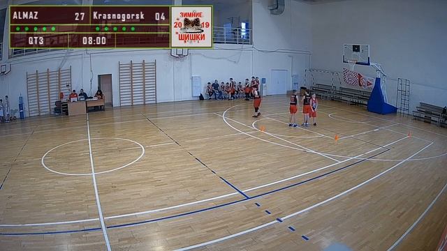 Зимние шишки 2019. СШ Алмаз (Оричи) - СШ 1 (Красногорск) смотреть онлайн