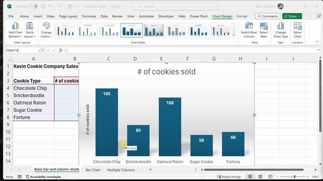 How to Make Bar Chart in Excel смотреть онлайн