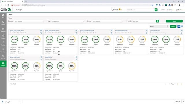 Qlik Catalog Product Tour - The Catalog смотреть онлайн