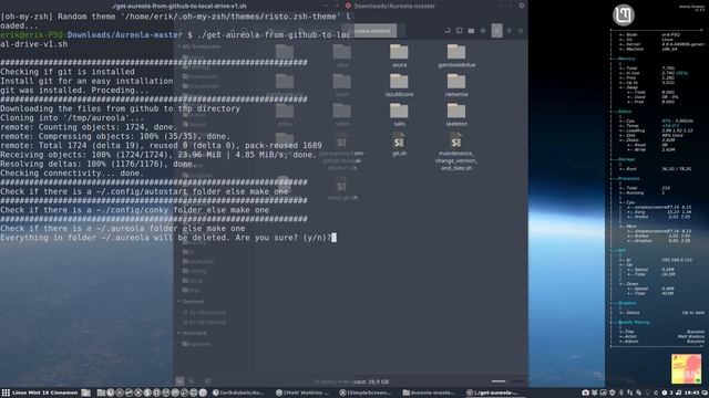 How to install the new Aureola Skeleton conky if you do not have Aureola yet? смотреть онлайн