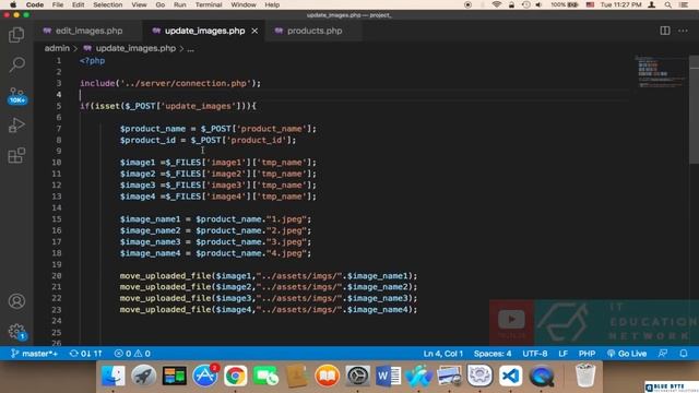 Ecommerce Website With PHP & MySql - 134 - Edit images смотреть онлайн