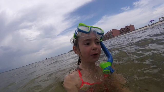 Kids Snorkeling In Pensacola Beach Snorkeling Reef - WILL THEY SNORKEL? - Part 3