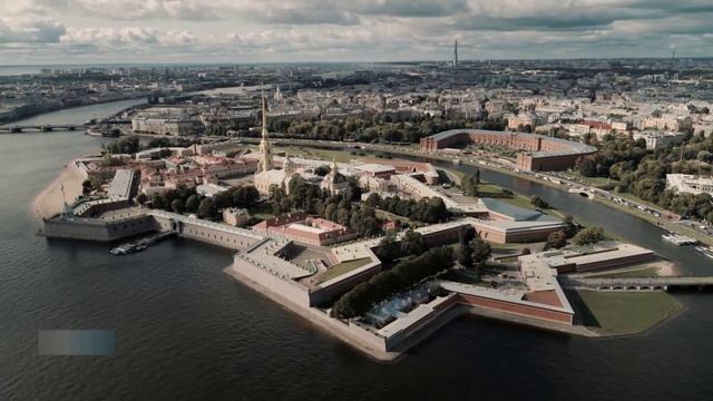 Взгляд с высоты Доминанты Санкт Петербурга. смотреть онлайн