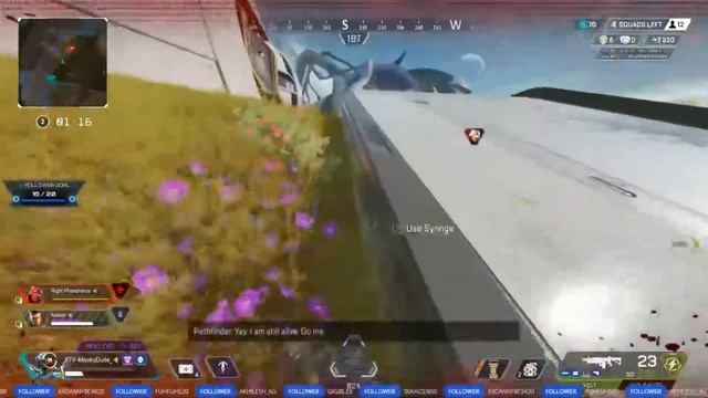 Level 4 knockdown shield saves the game.. Highlight #9 Apex Legends India смотреть онлайн