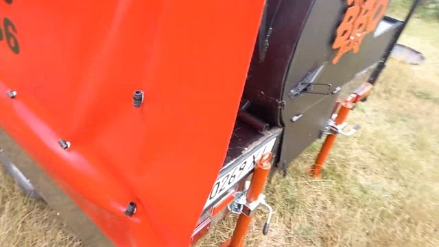 BBQ Black Мангал бочка смокер на колесах на базі причіпа смотреть онлайн