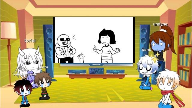 undertale + aus sanses reacts to error meets error 404 смотреть онлайн