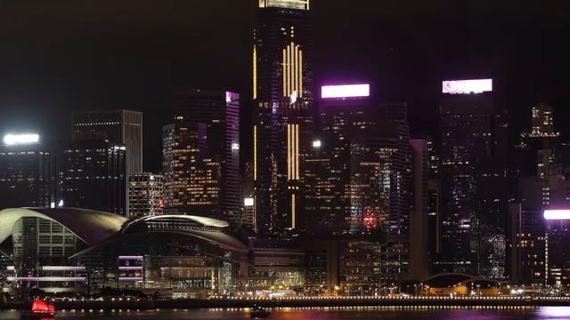 Timelapse #07 View of The Hong Kong Convention & Exhibition Centre, Wanchai смотреть онлайн