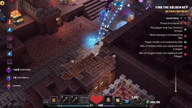 Minecraft Dungeons Torment Strike vs. Nether Fortress Apocalypse +25 Daily Trial Lv.III 6 Banners смотреть онлайн
