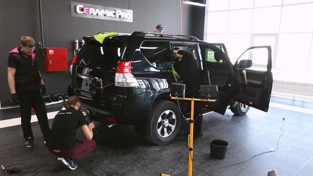 Toyota Land Cruiser Prado | 4 слоя CeramicPro 9H | CeramicPro Tyumen смотреть онлайн