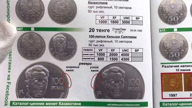 ВИДЕО #7 Казахстан 20 тенге, 1999.100 лет со дня рождения Каныша Сатпаева смотреть онлайн