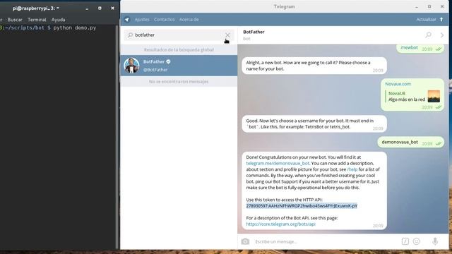 Crear un bot en Telegram para enviar imágenes y respuestas a los usuarios смотреть онлайн