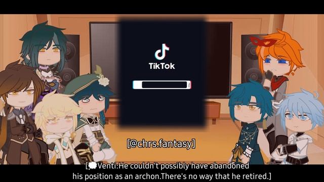 Genshin Impact React To The Future | Past Liyue+Venti&Aether | 1/4 | Male Traveler | Implied Venthe