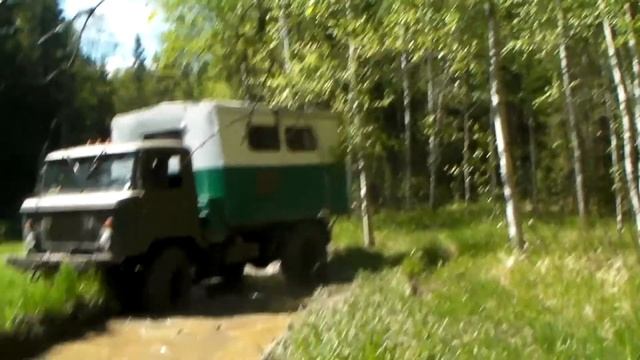 По следам OffroadSPB на ГАЗ-66 КУНГ, р. Морья